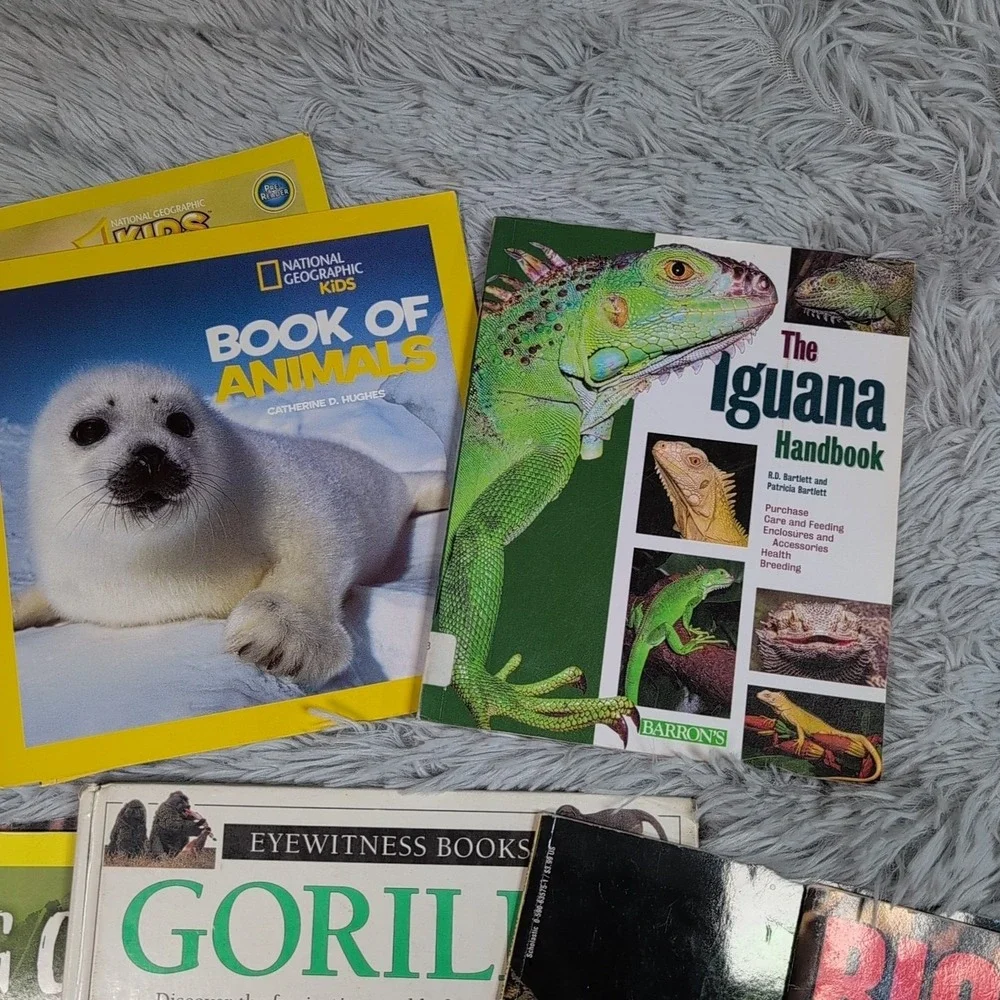 Random Lot of 20 Children Books‎ Animals Homeschool Gorilla Bears Cats